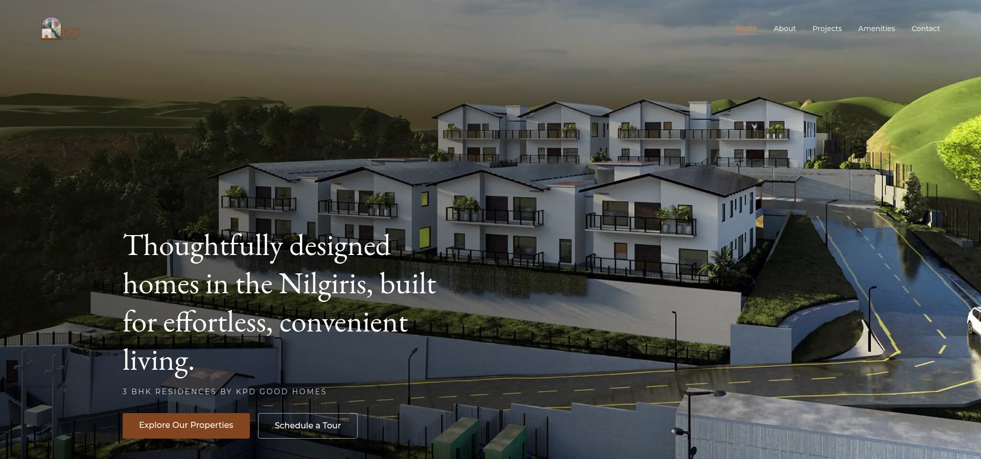 KPD Good Homes (Custom made) homepage