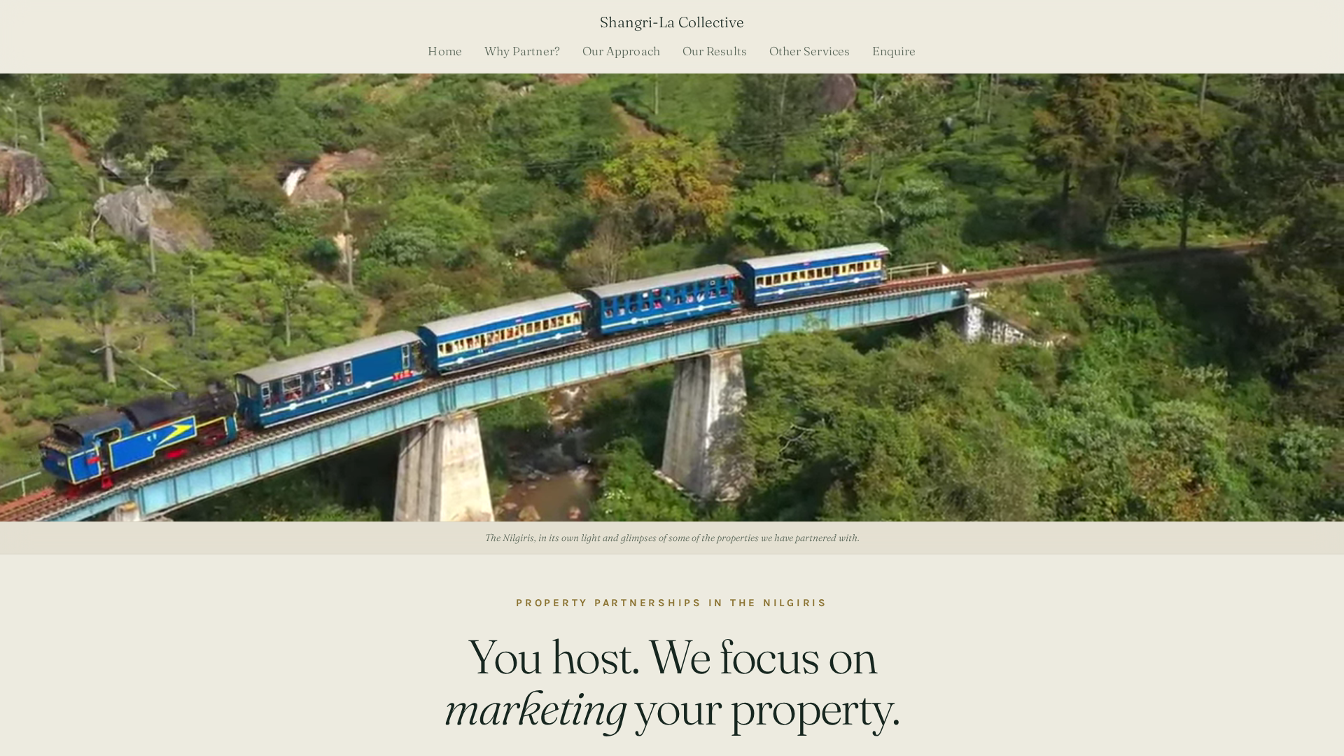 Shangri-La Collective (Custom made) homepage